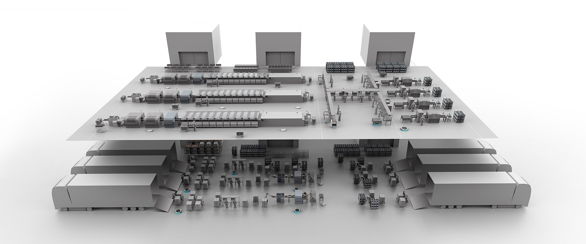 Smart Warehouse flexible manufacturing with Geek+