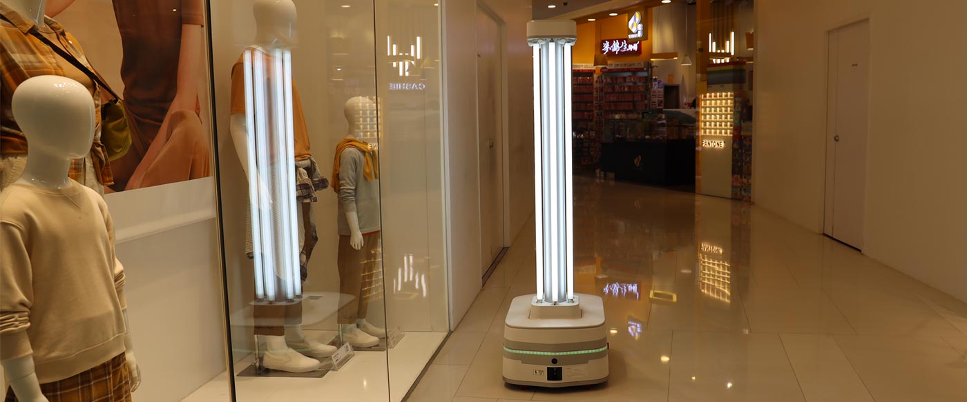 Disinfection Robot in Mall GeekPlus